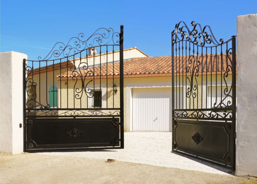 portail battant sur mesure fer forge atelier ferronnier 