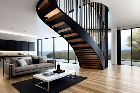 fabrication escalier metal sur mesure 